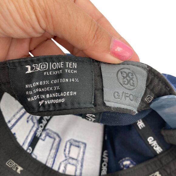 G-Fore 110 One Ten Flexfit Tech Navy Blue Mens Adjustable Golf Hat BCCC - Picture 7 of 8